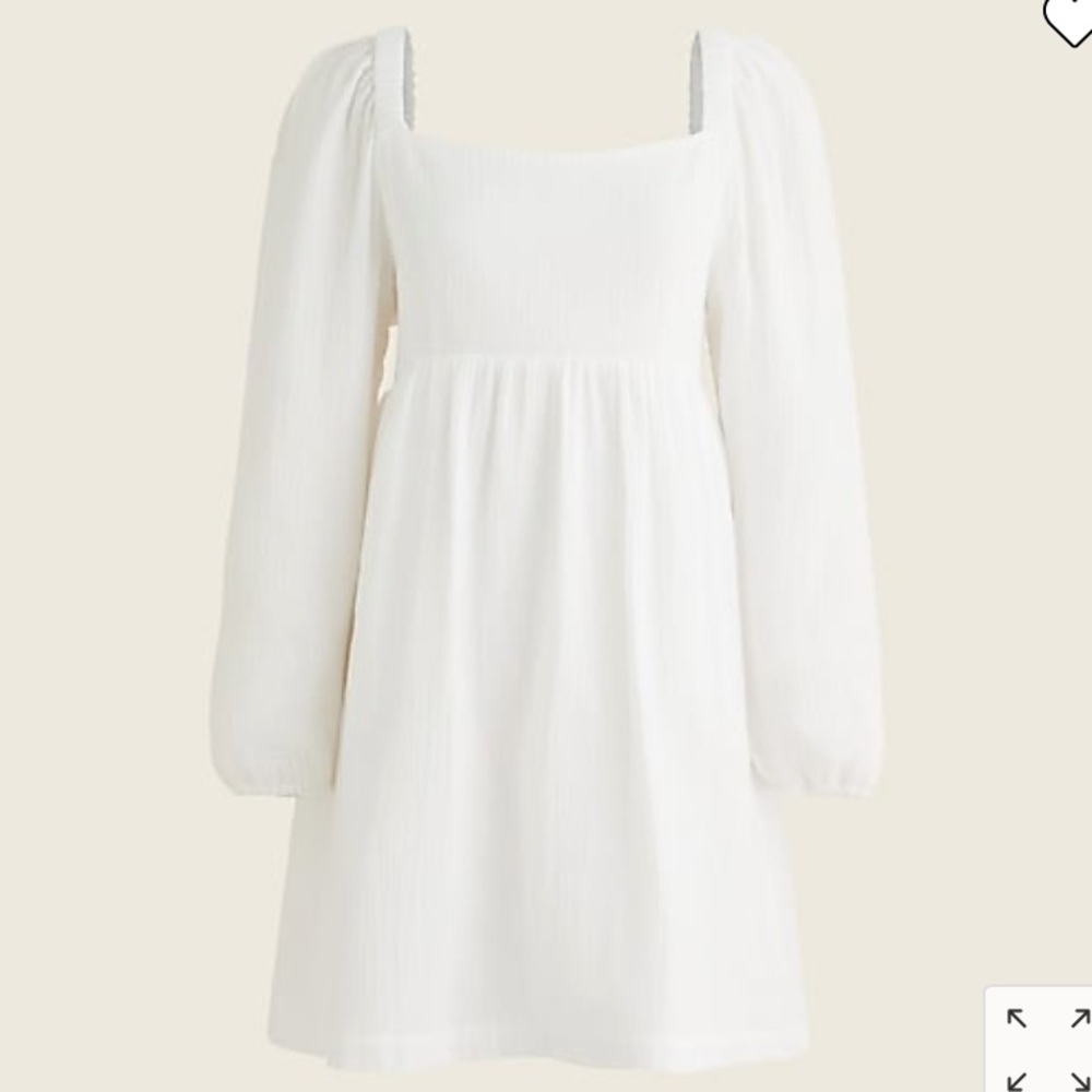 JCrew gauze long sleeve dress *tall size NWT